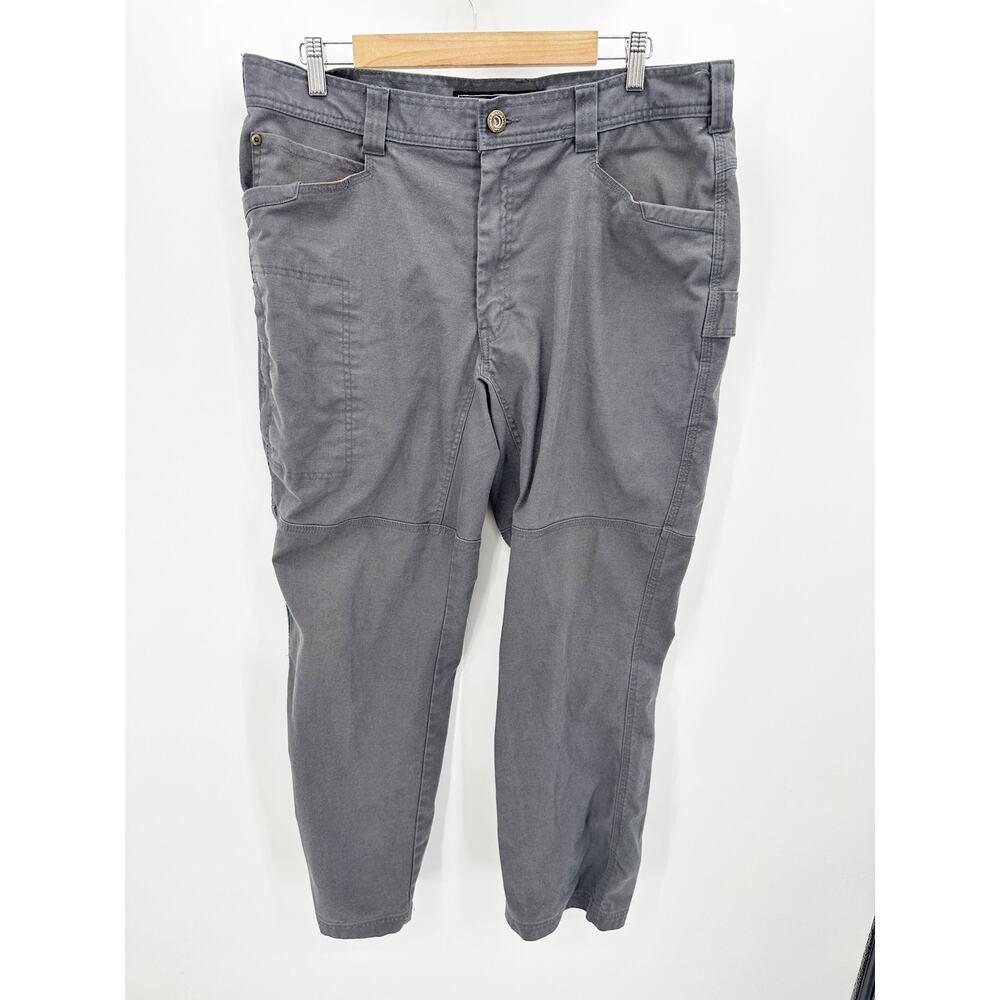 Walls‎ Mens Gray Work Pants Size 36x30 Outdoor Heavy Duty Cargo Straight Leg